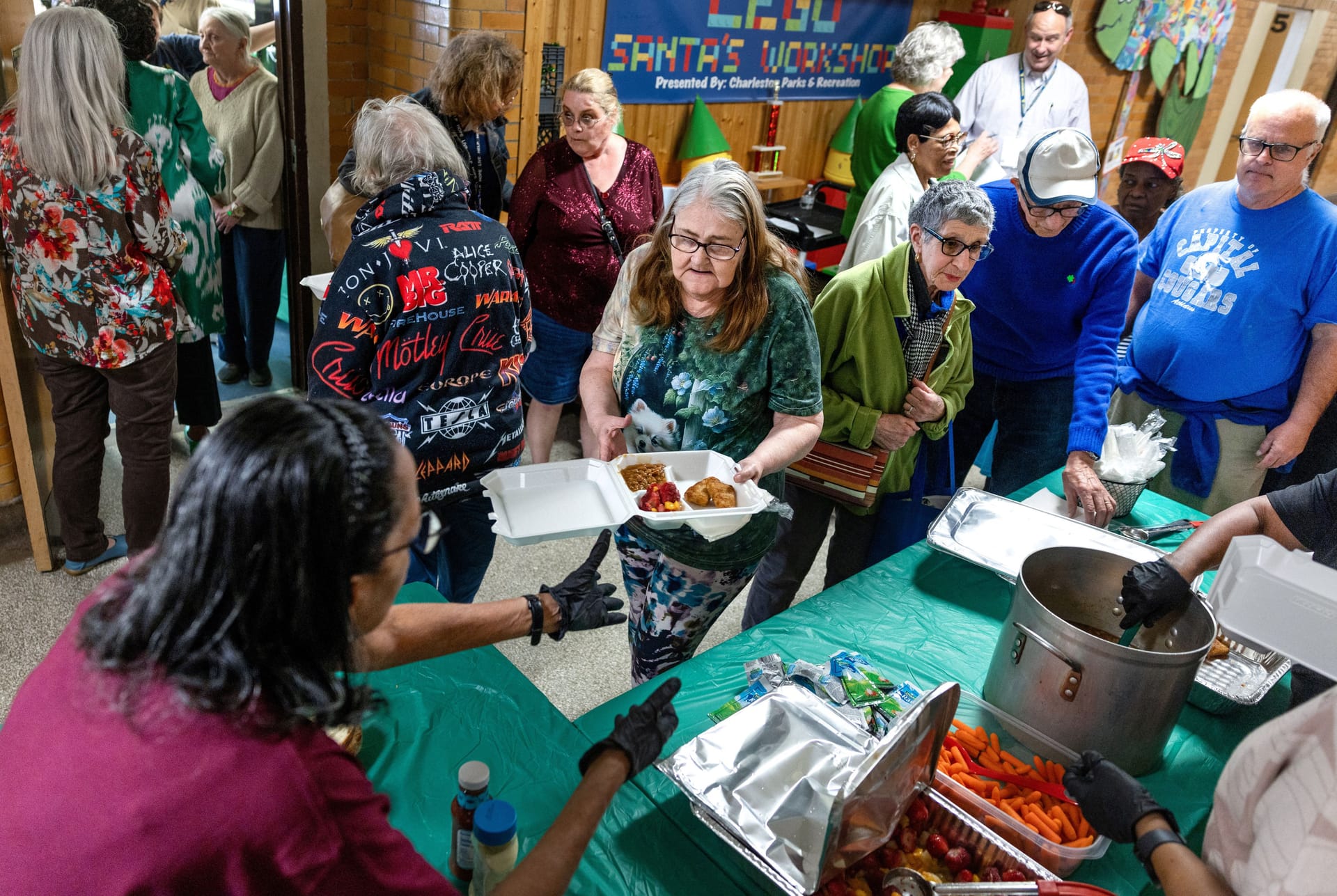 Lebensmitteltafel in West Virginia: Millionen von armen Amerikanern sind auf Sozialhilfe angewiesen (Archivbild).