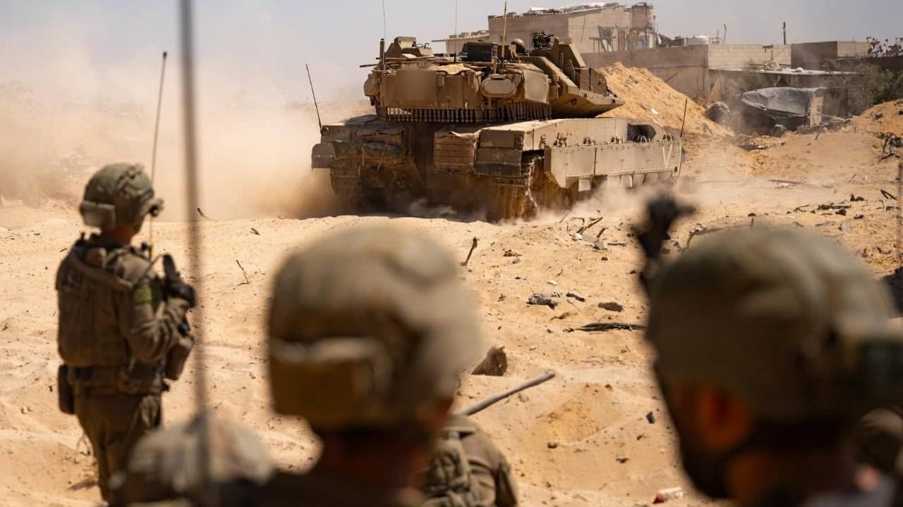 Israelische Soldaten im Gazastreifen.