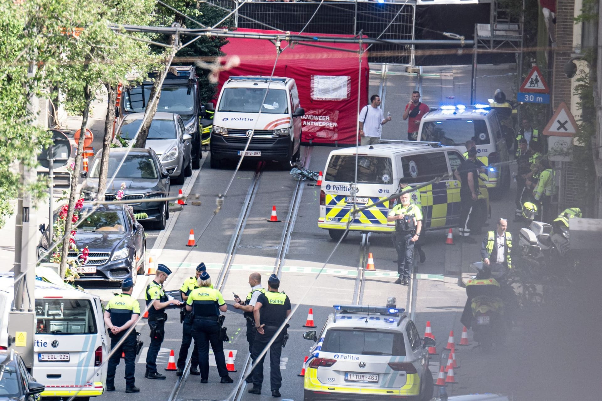 Kind stirbt bei Unfall mit Polizeiauto in Antwerpen
