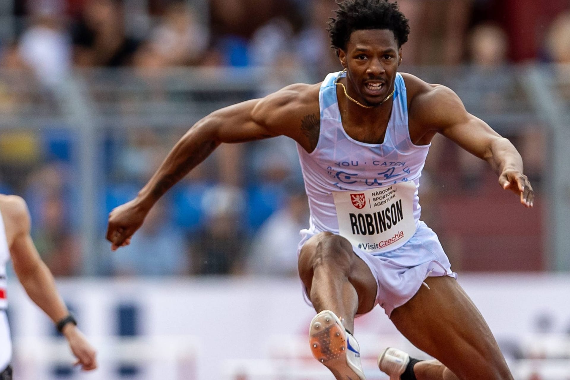 Chris Robinson: Der US-Amerikaner triumphierte über die 400 Meter Hürden.