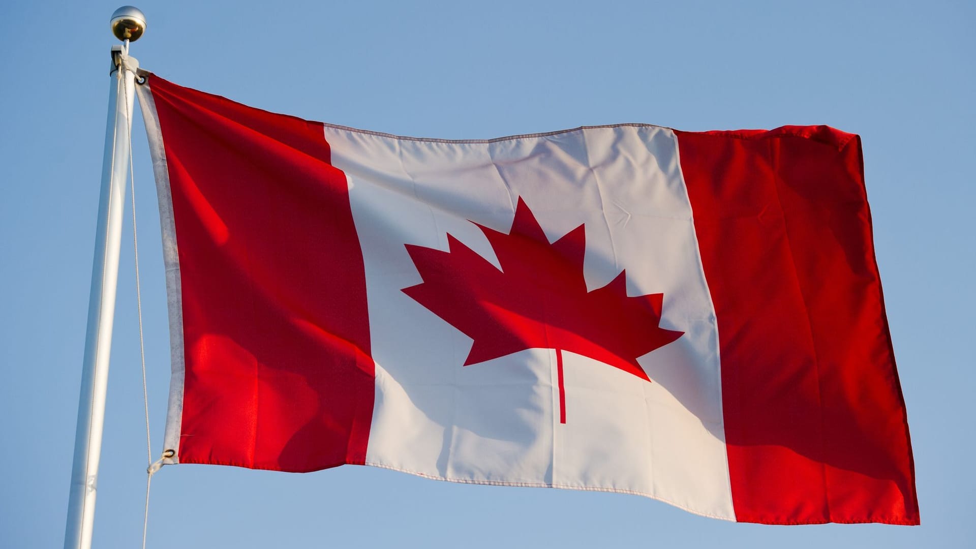 Die Landesfahne von Kanada