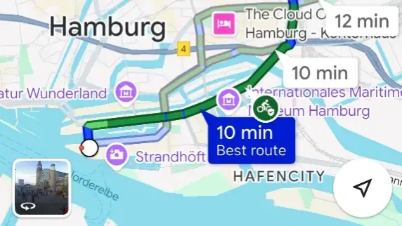 Radfahrer können sich jetzt aus mehreren Routen eine aussuchen.