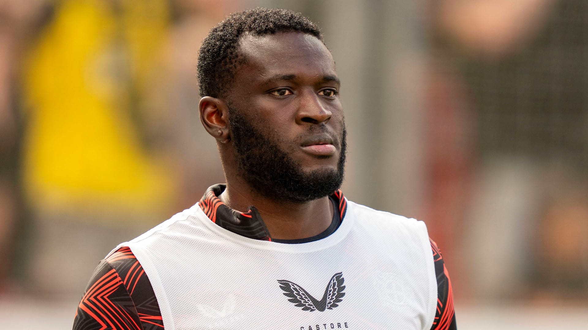 Victor Boniface: In der vergangenen Saison erzielte der Angreifer in 27 Pflichtspielen 11 Tore für Leverkusen.