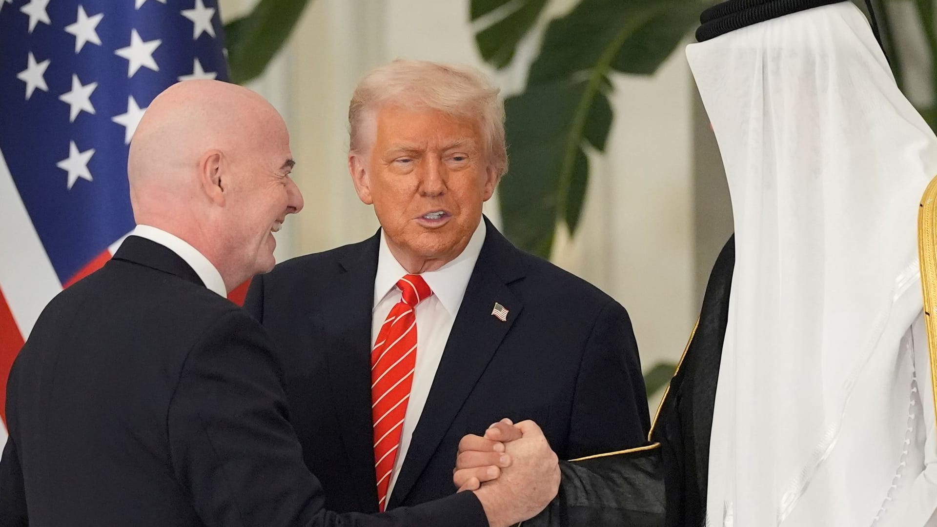 US-Präsident Trump und Gianni Infantino US-Präsident Trump und Gianni Infantino