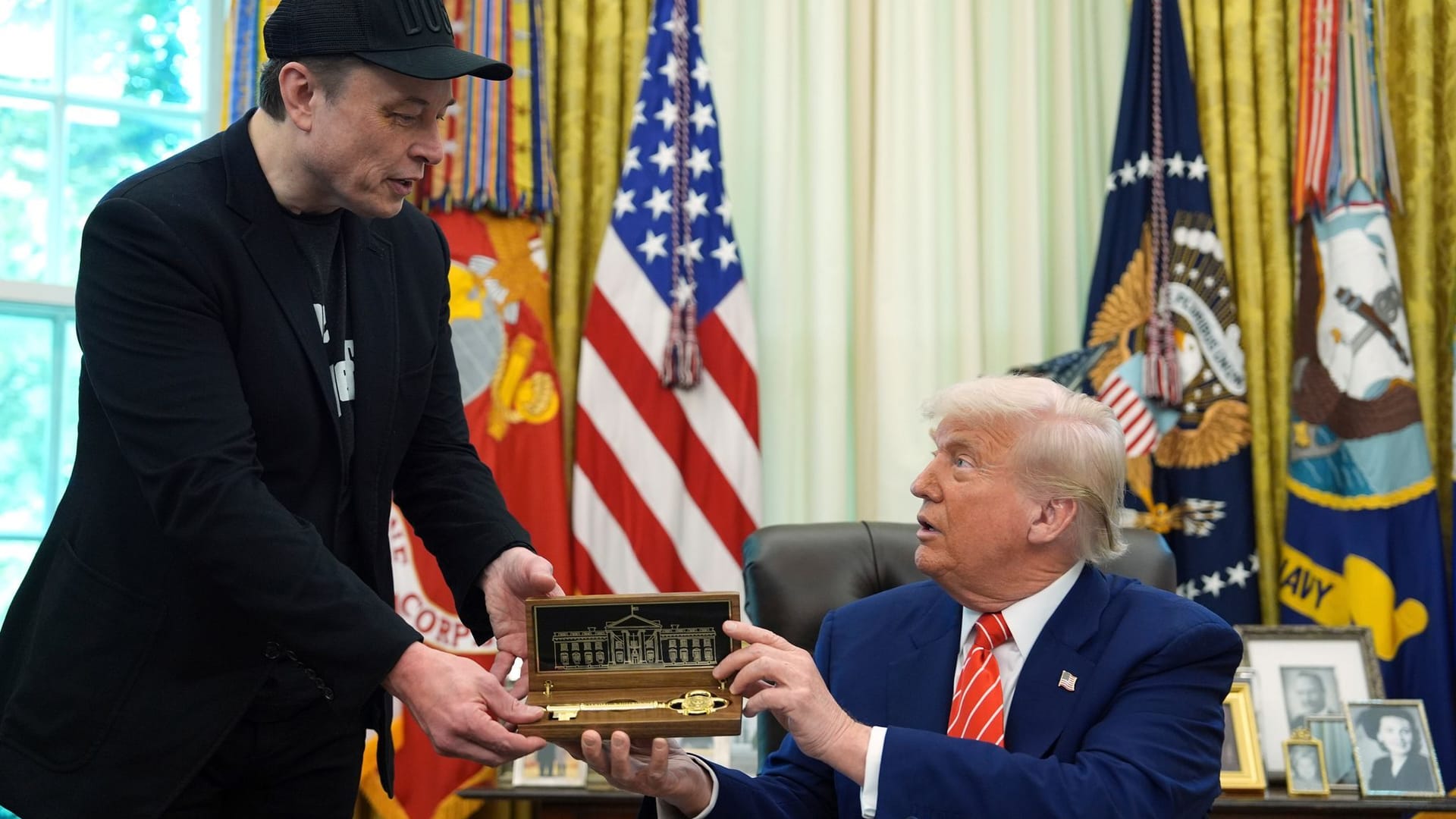 Trump verabschiedet Musk auf gemeinsamer Pressekonferenz
