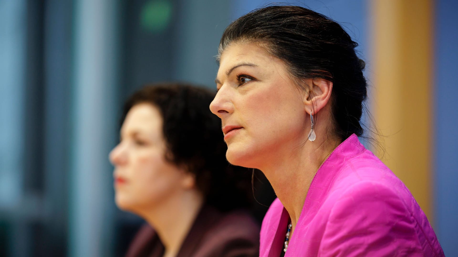 Amira Mohamed Ali (l.) und Sahra Wagenknecht: Das BSW scheiterte mit Klagen vorm Bundesverfassungsgericht.