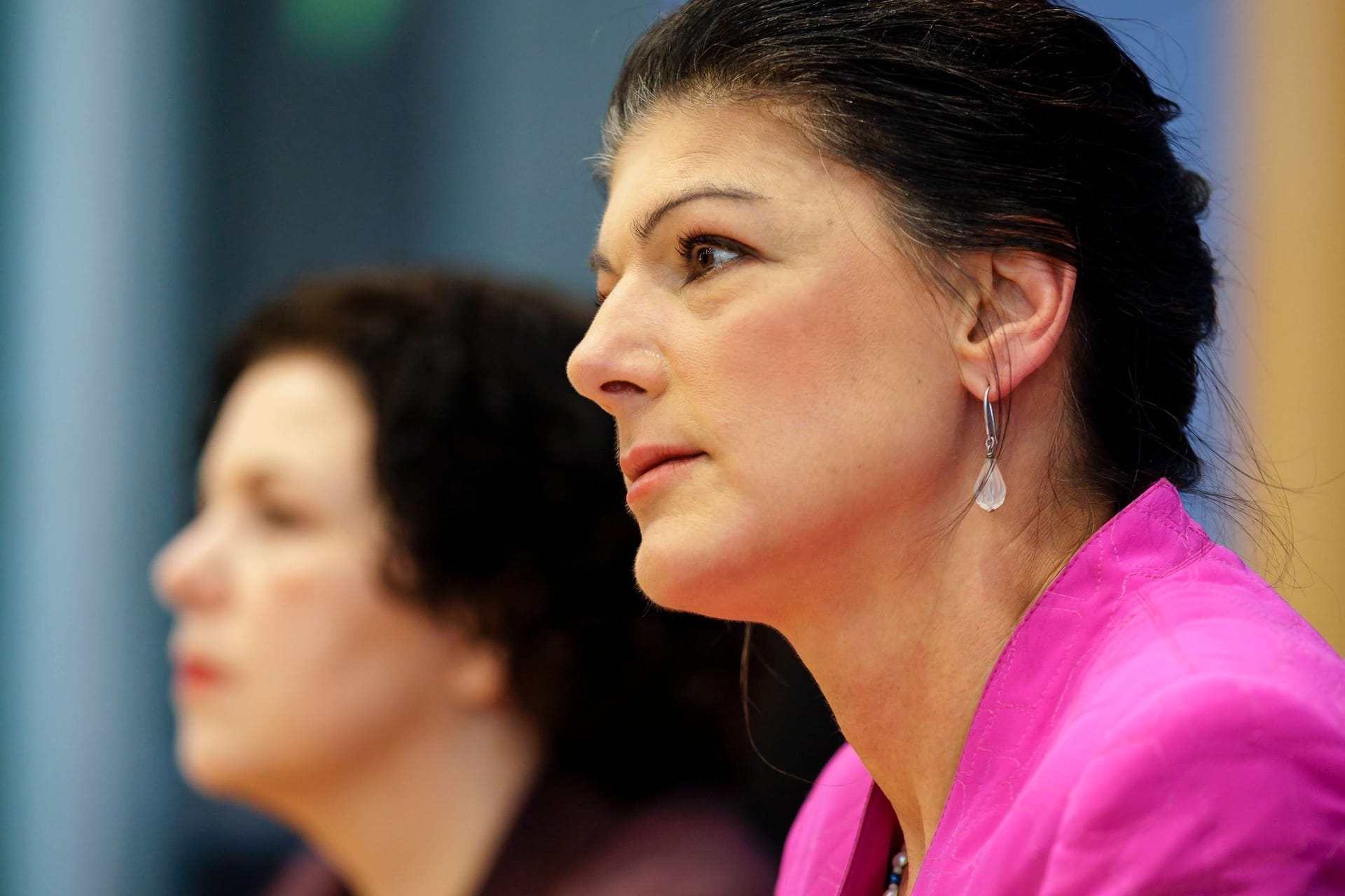 Amira Mohamed Ali (l.) und Sahra Wagenknecht: Das BSW scheiterte mit Klagen vorm Bundesverfassungsgericht.
