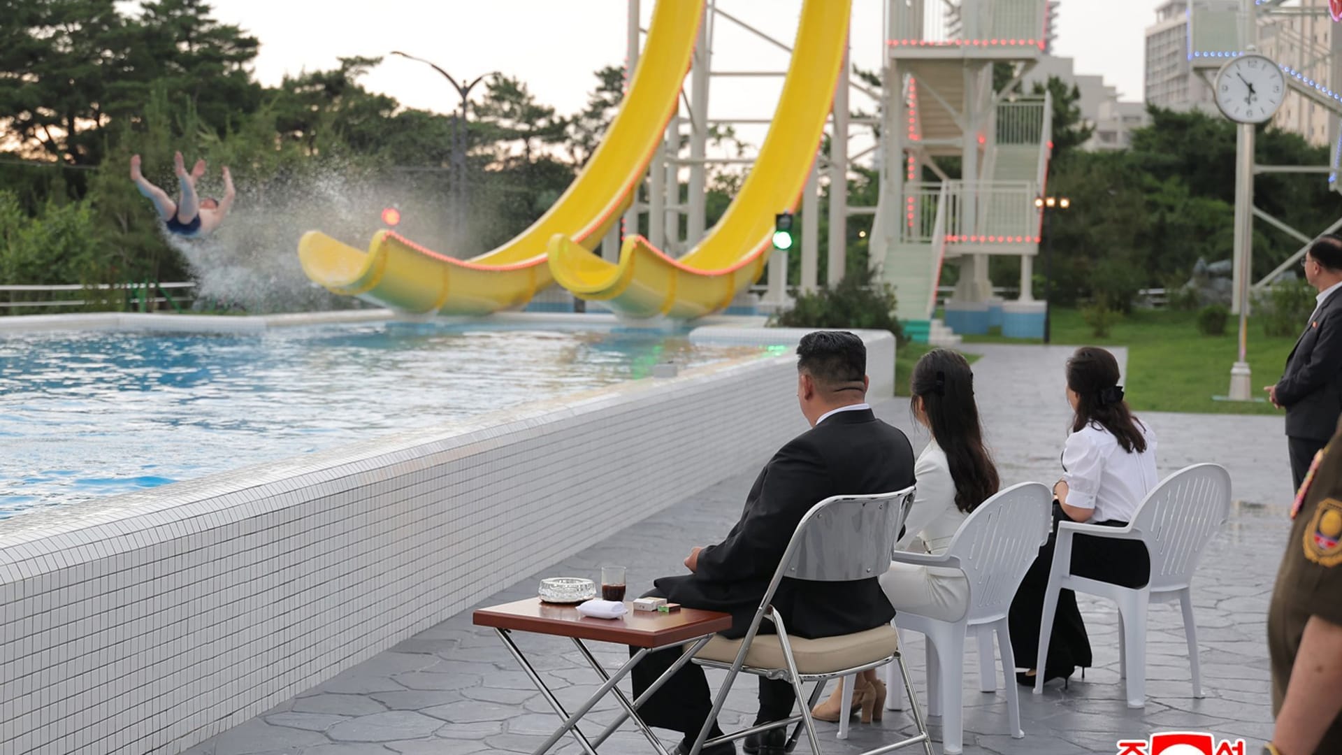 Machthaber Kim Jong Un eröffnet Touristengebiet Wonsan Kalma Machthaber Kim Jong Un eröffnet Touristengebiet Wonsan Kalma