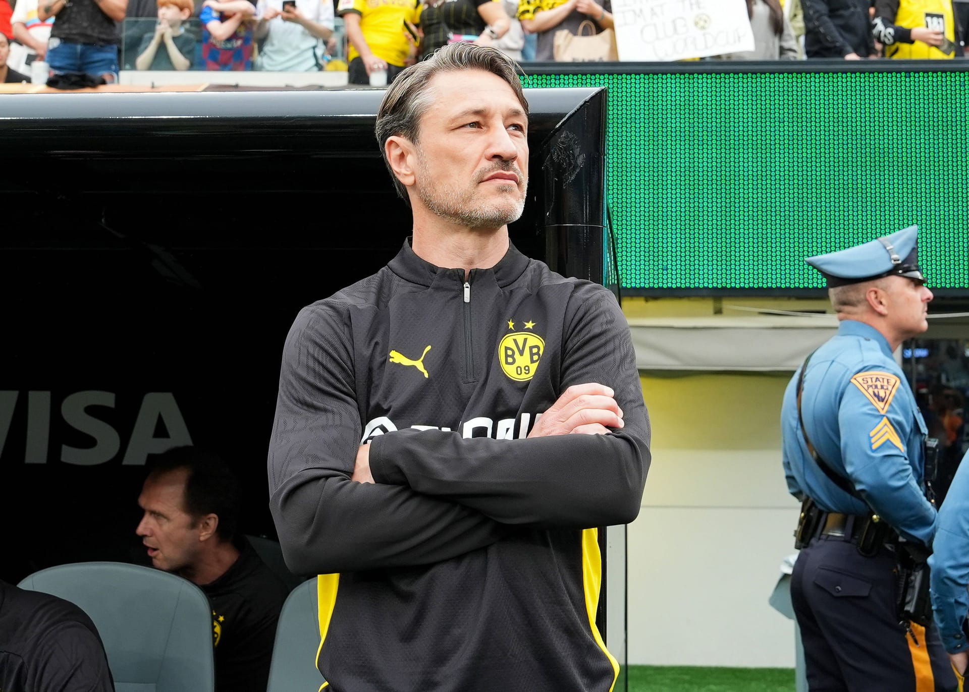Niko Kovač: Der BVB-Coach musste mit seinem Team unzufrieden sein.