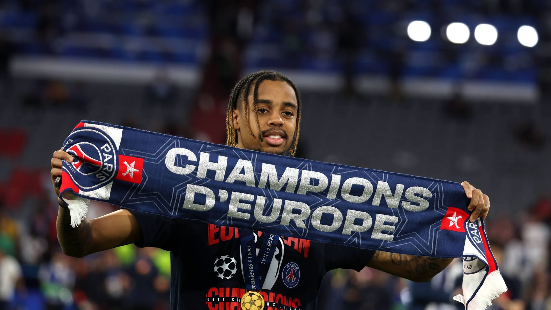 Bradley Barcola: Er wechselte 2023 von Olympique Lyon zu PSG.