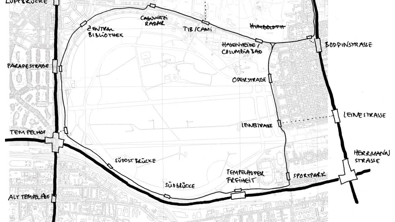 Rund um das Feld soll eine Tram entstehen.
