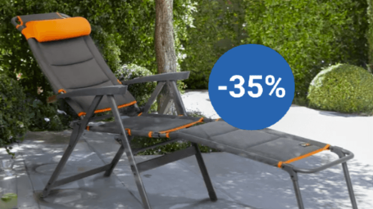 Bei Aldi gibt es derzeit den Campingliegestuhl "Pisa" für nur knapp 50 Euro.