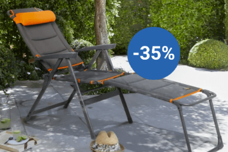 Bei Aldi gibt es derzeit den Campingliegestuhl "Pisa" für nur knapp 50 Euro.