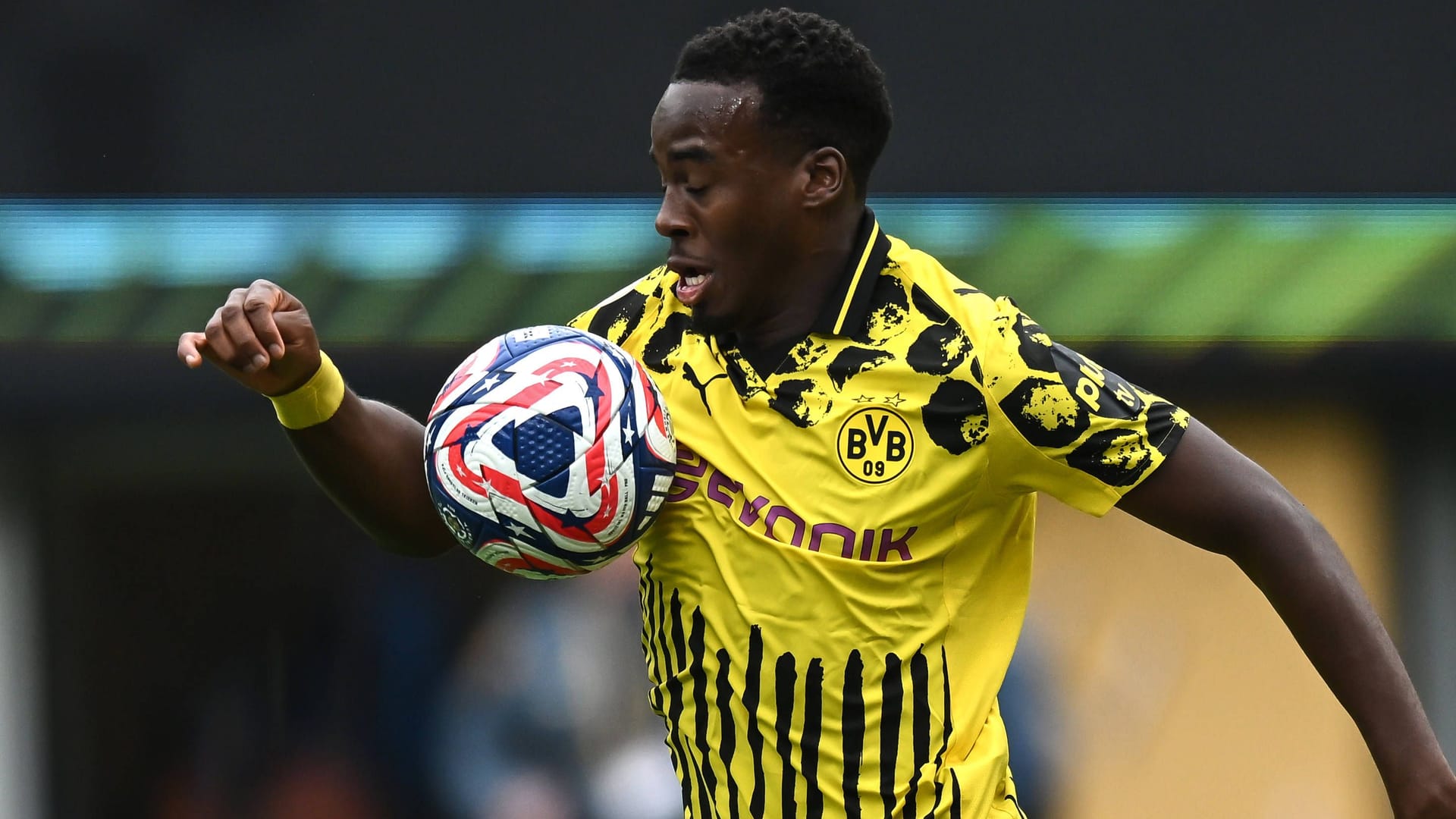 Dortmunds Jamie Gittens: Der FC Bayern soll am Angreifer interessiert sein.
