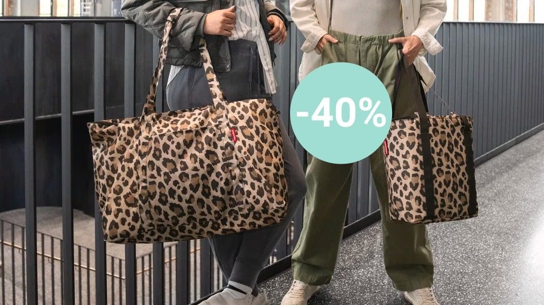 Reisenthel-Taschen im Sale: Bei Zurbrüggen sichern Sie sich 20 Prozent Extra-Rabatt auf ausgewählte Taschen der beliebten Marke.