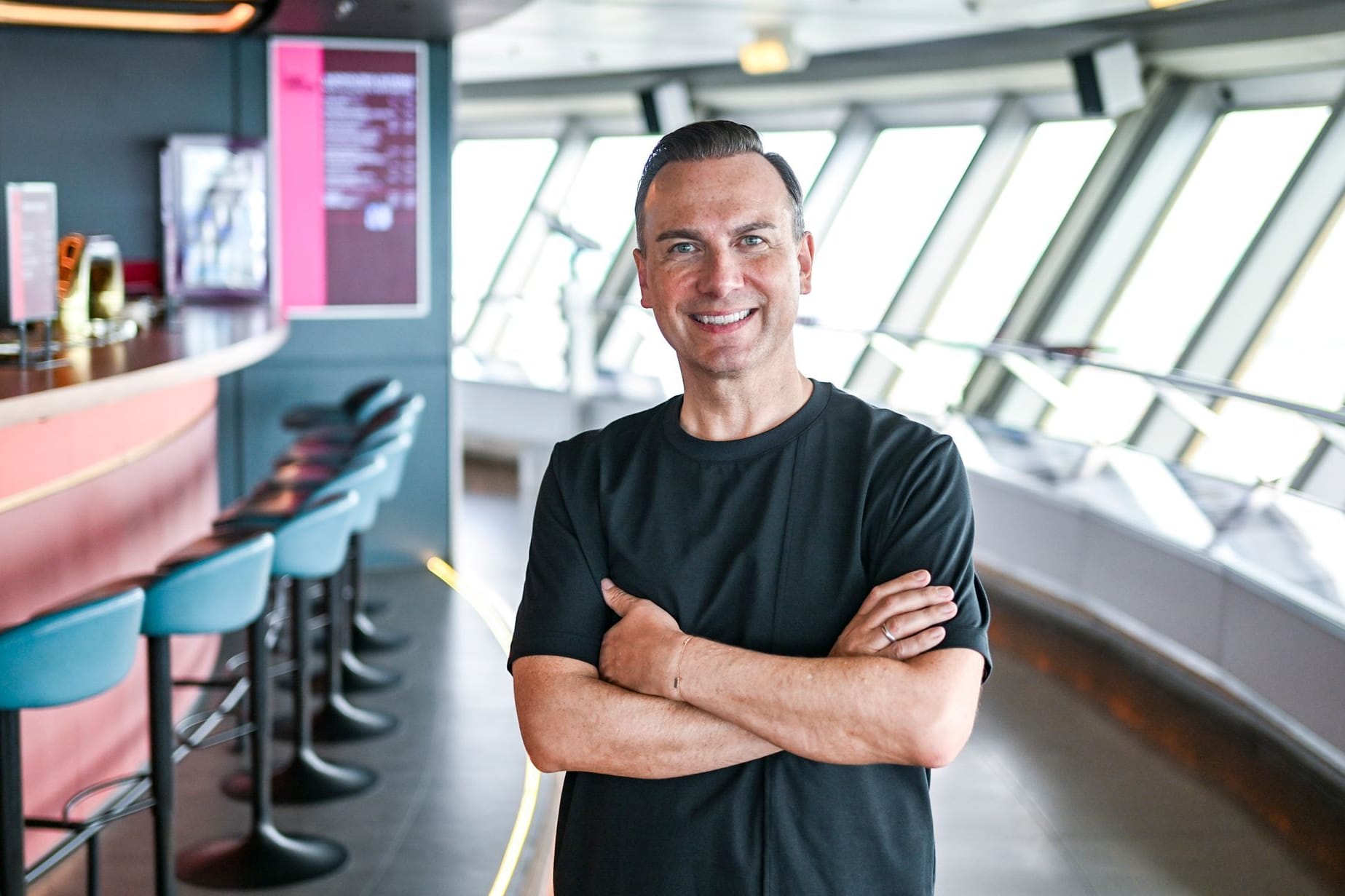 Tim Raue im neuen Restaurant "Sphere"