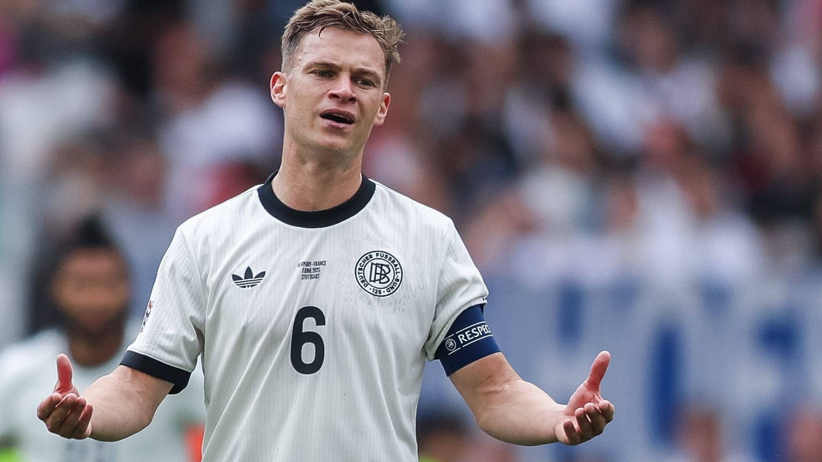 Joshua Kimmich: Der deutsche Kapitän musste eine weitere Niederlage hinnehmen.