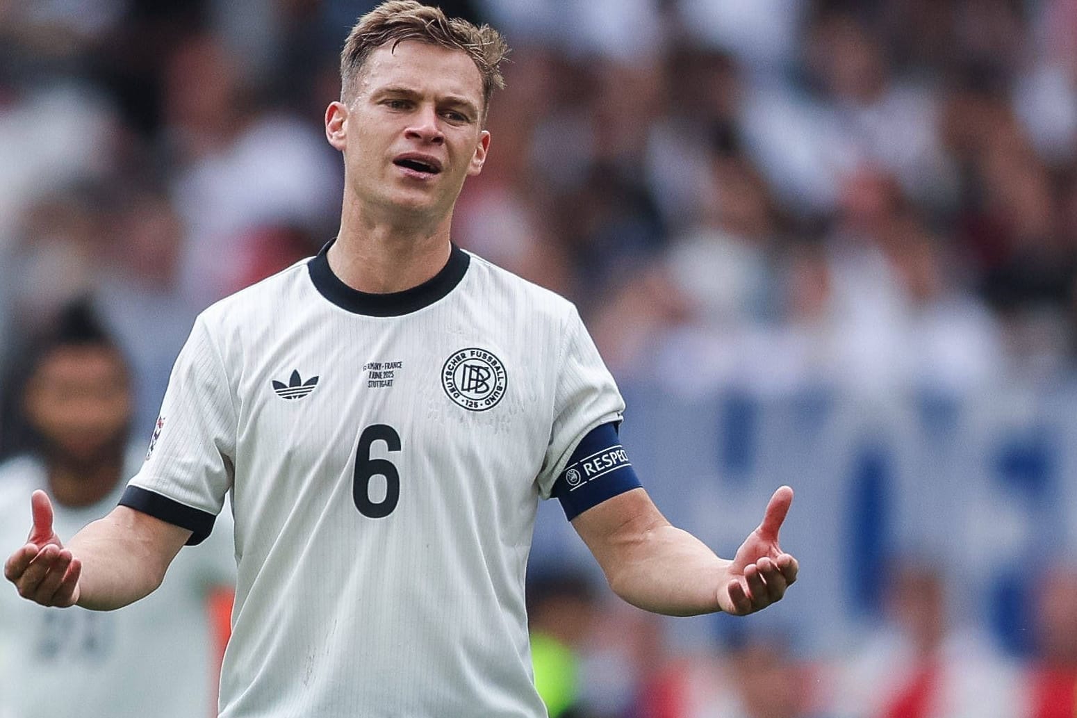 Joshua Kimmich: Der deutsche Kapitän musste eine weitere Niederlage hinnehmen.