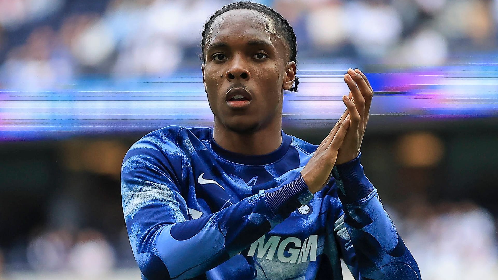 Mathys Tel im Tottenham-Dress: Der Angreifer war in der vergangenen Saison vom FC Bayern an die "Spurs" ausgeliehen.