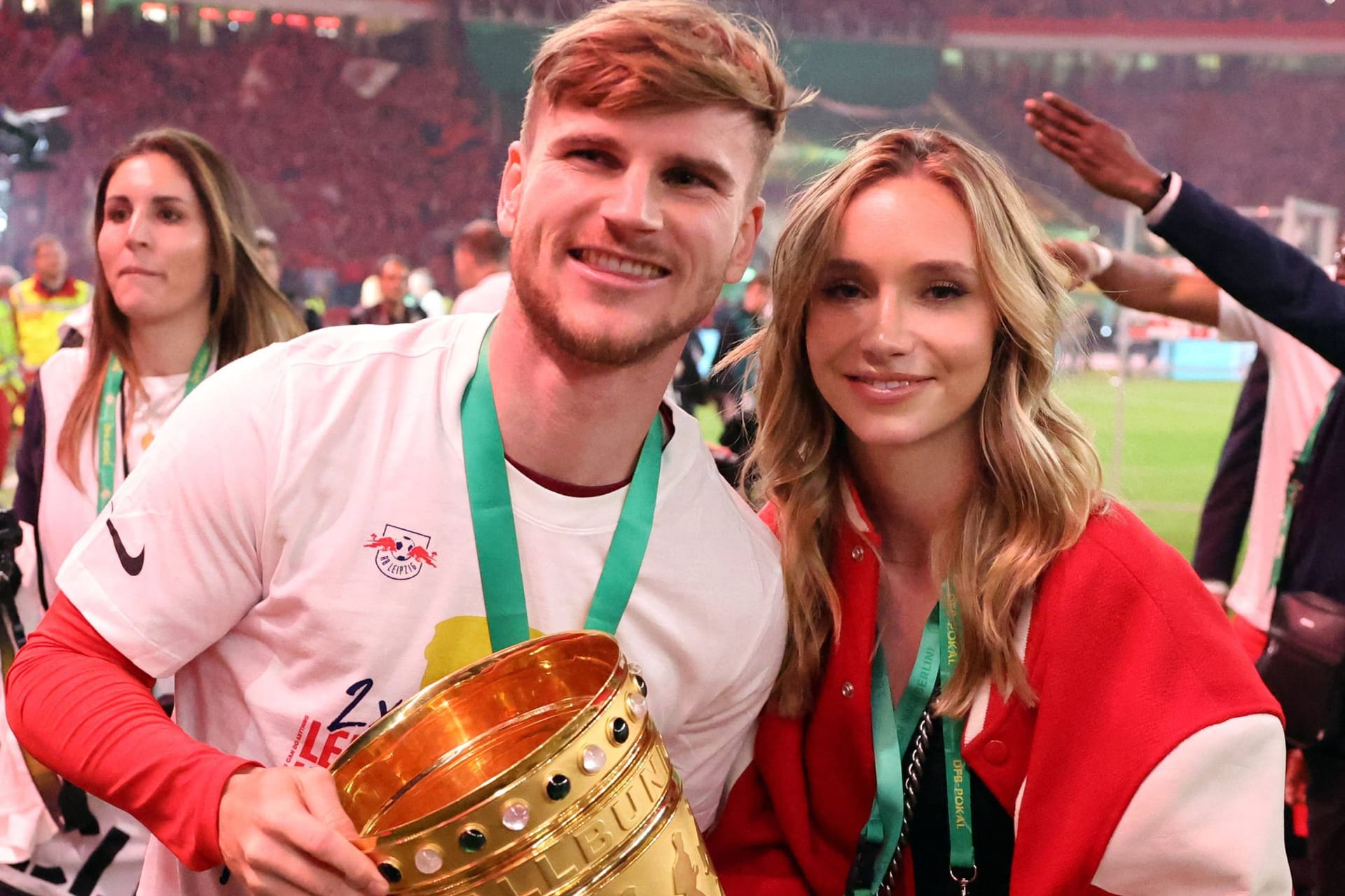 Timo Werner und seine Frau Paula: Sie haben sich in Leipzig kennengelernt.