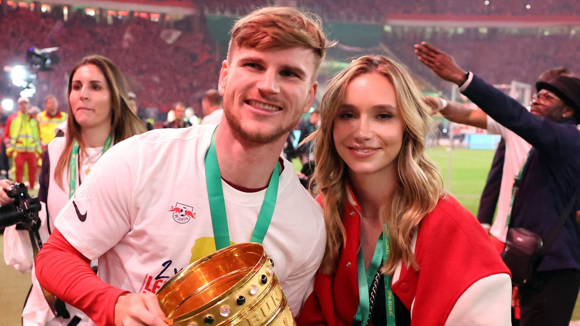 Timo Werner und seine Frau Paula: Sie haben sich in Leipzig kennengelernt.