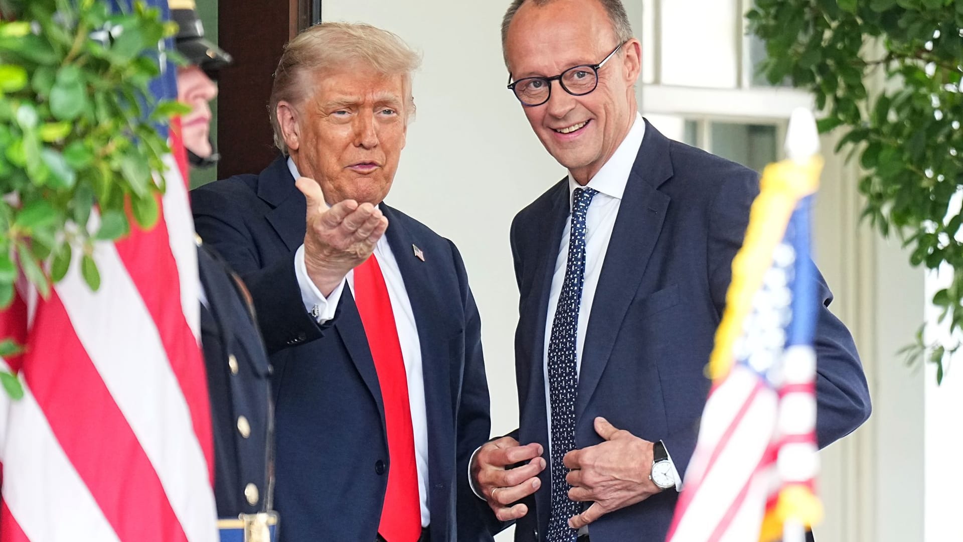 US-Präsident Trump empfängt Bundeskanzler Merz US-Präsident Trump empfängt Bundeskanzler Merz