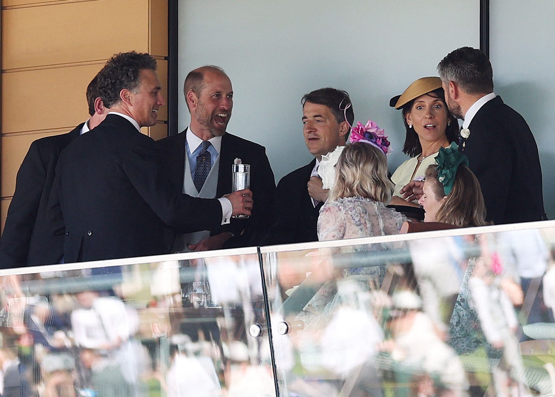 Prinz William wirkte in Ascot ausgelassen.