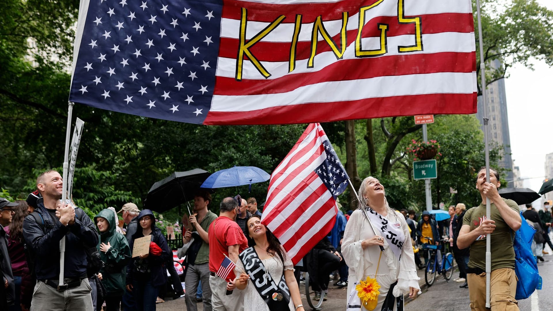 "No Kings"-Proteste in New York "No Kings"-Proteste in New York