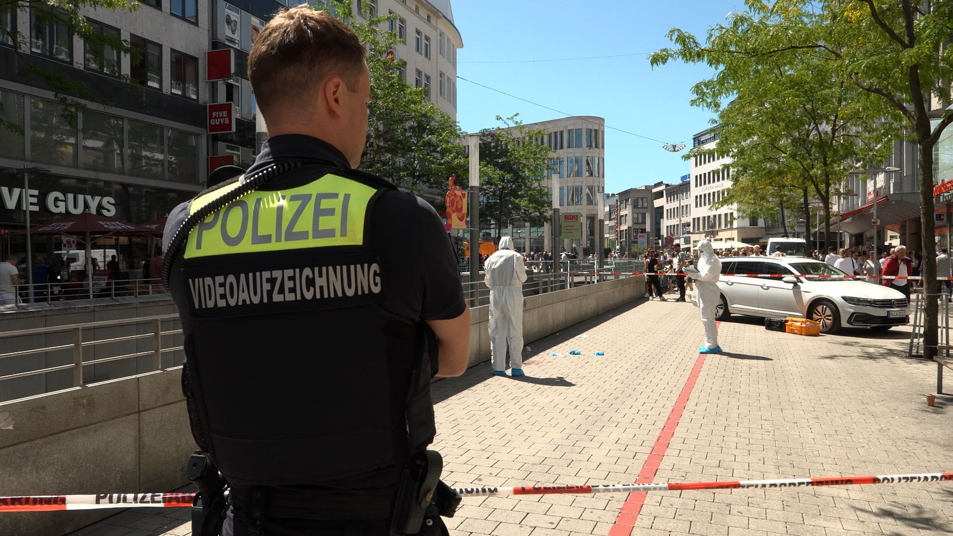 Fußgängerzone in Hannover: Hier hat sich am Montag eine blutige Auseinandersetzung ereignet.