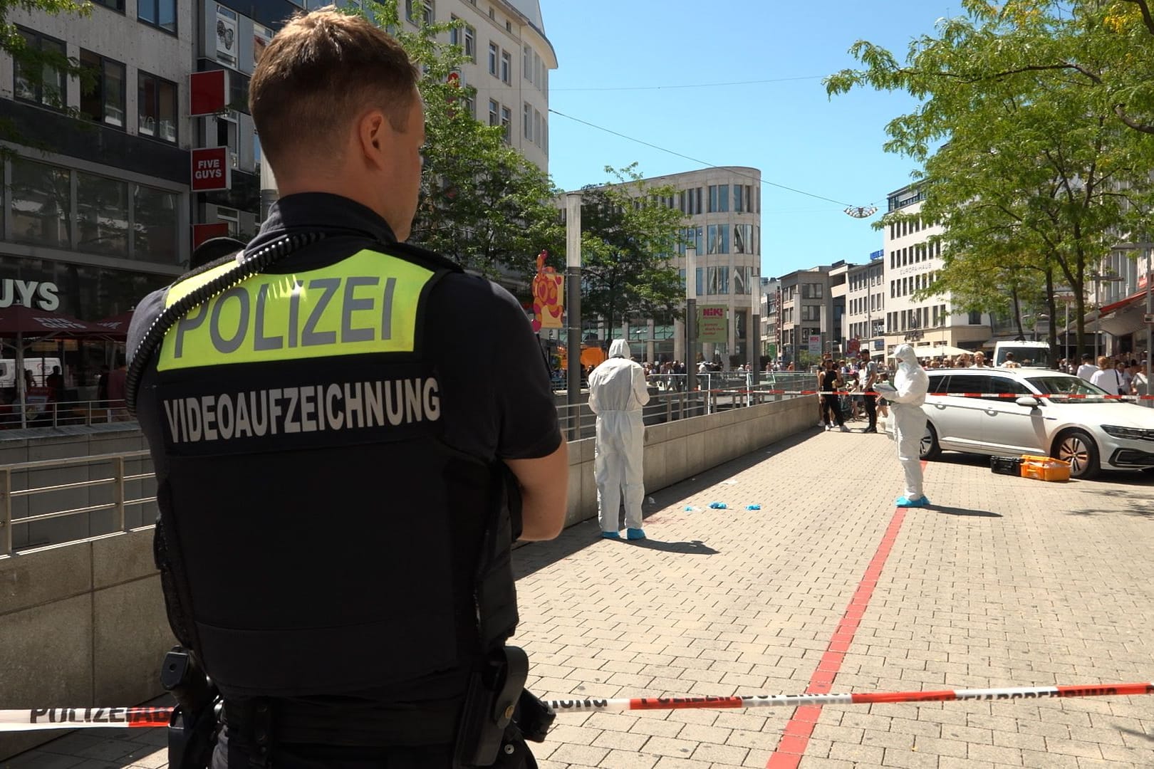 Fußgängerzone in Hannover: Hier hat sich am Montag eine blutige Auseinandersetzung ereignet.