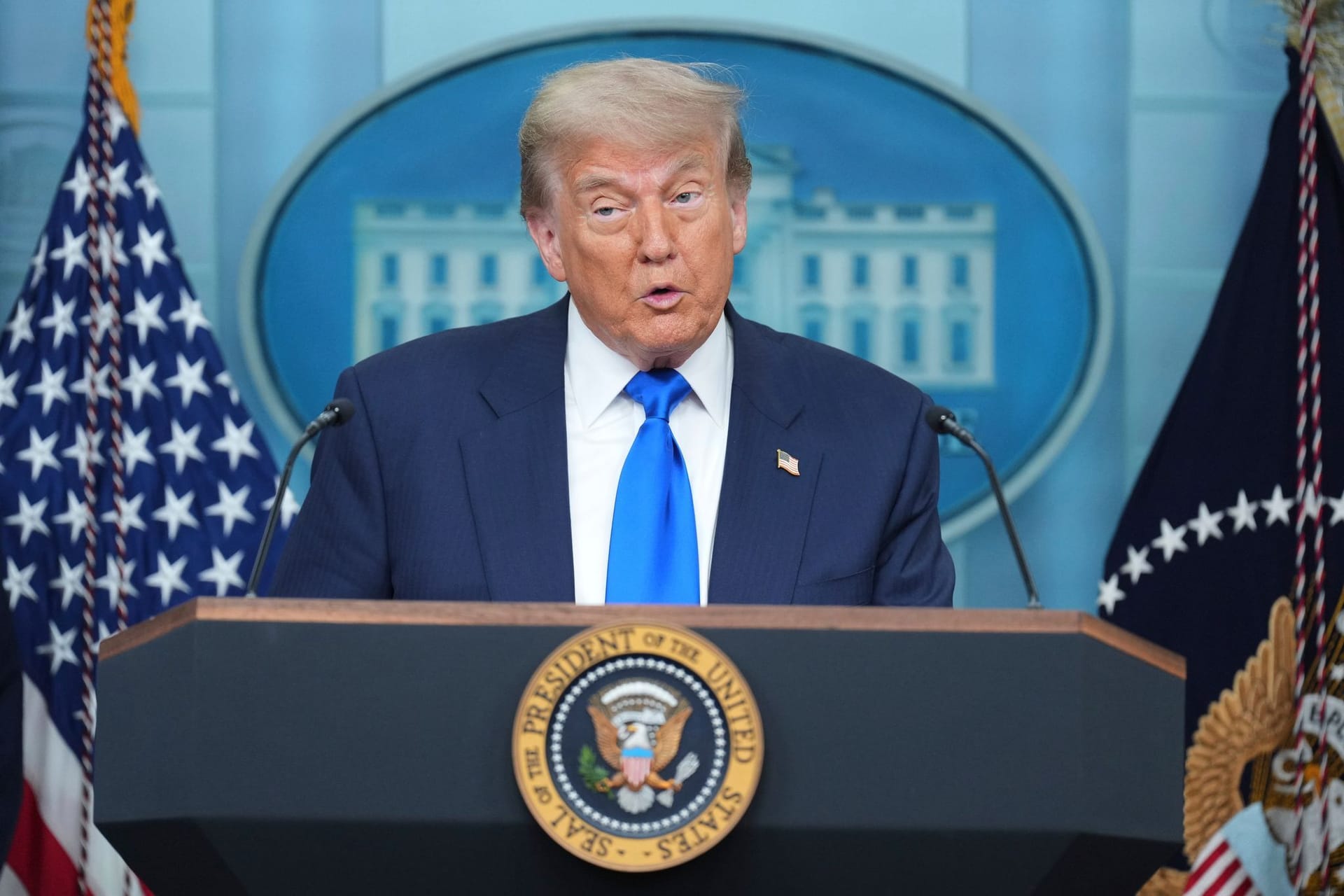 Pressekonferenz im Weißen Haus
