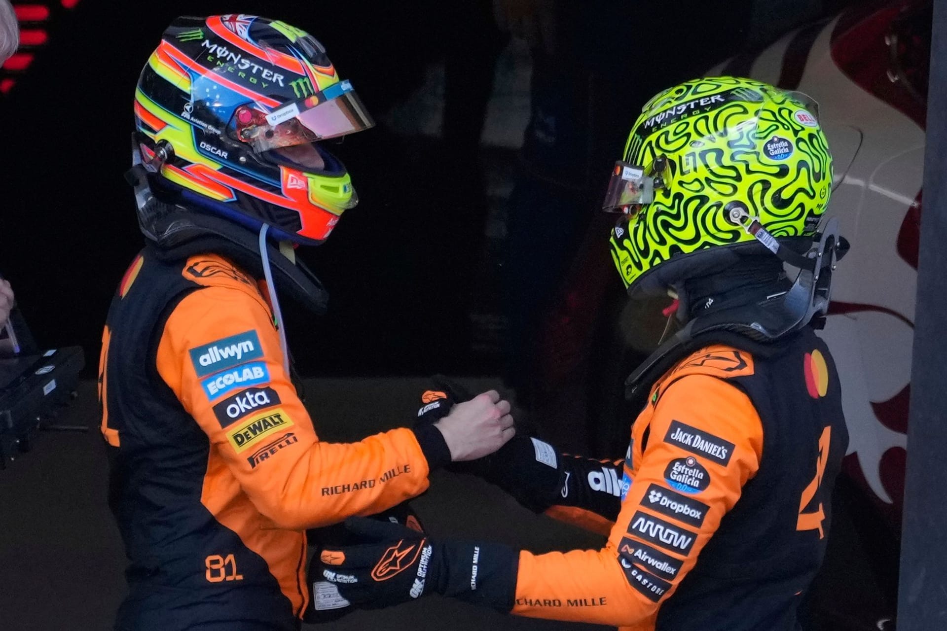 Oscar Piastri und Lando Norris
