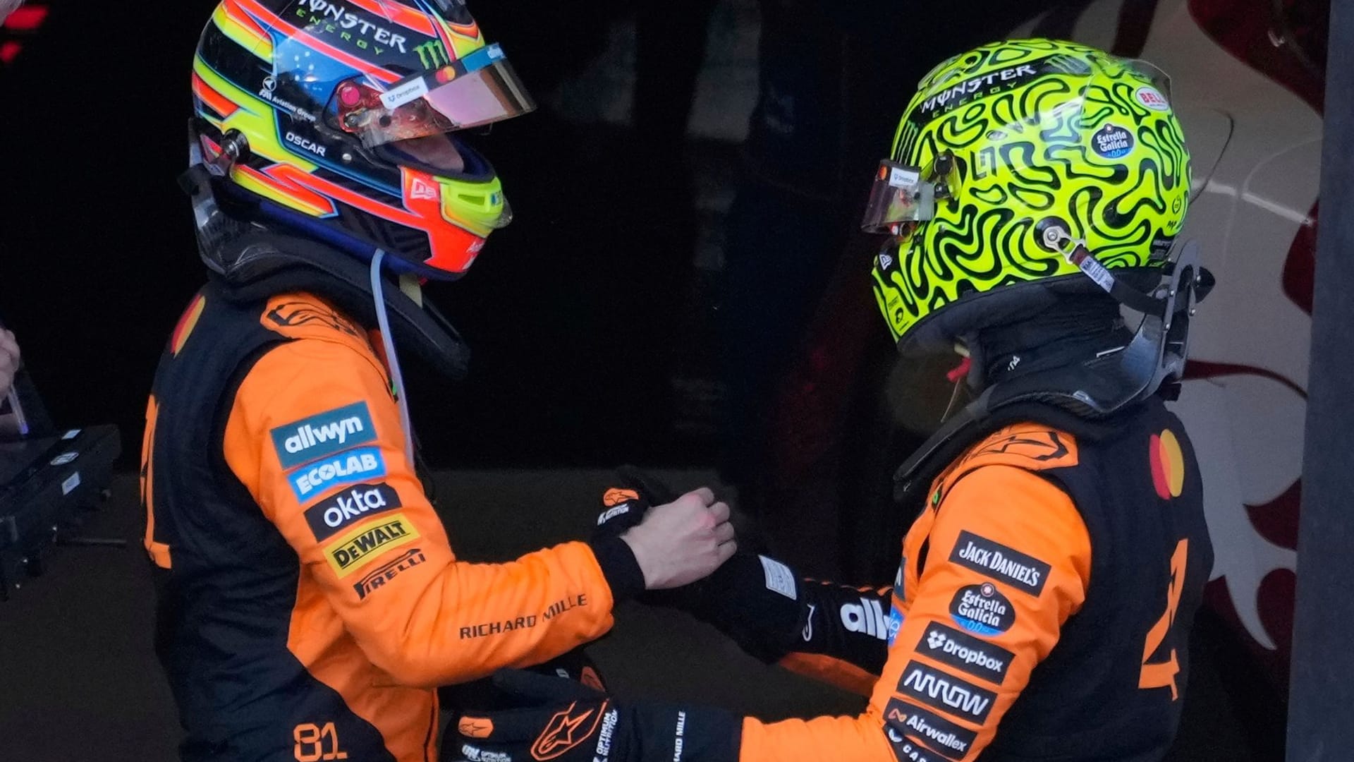Oscar Piastri und Lando Norris