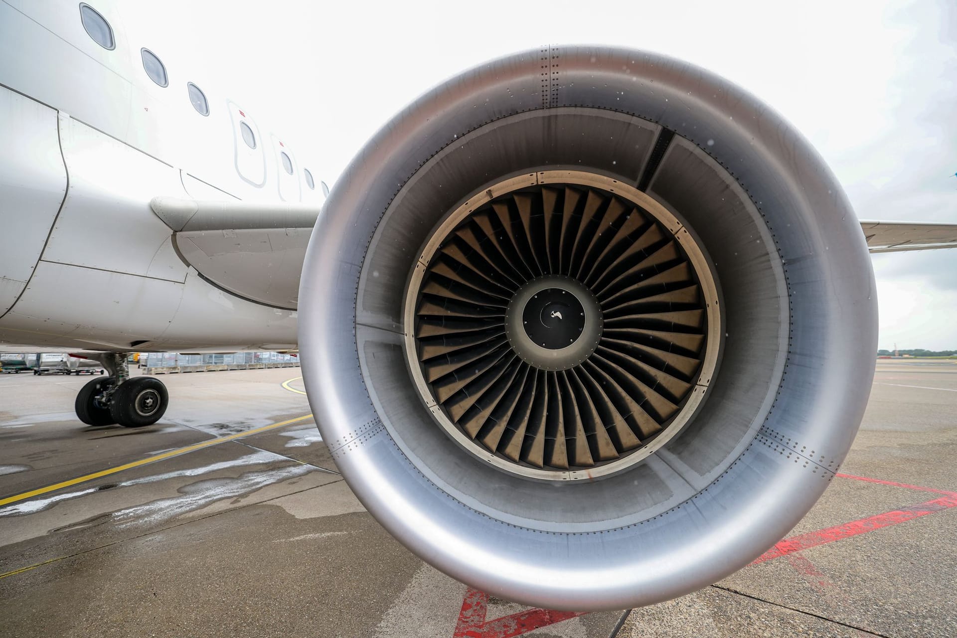 Turbine am Flugzeug