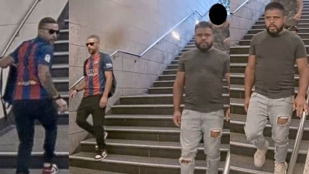 Fotos der Tatverdächtigen: Die beiden Männer werden als mutmaßliche Räuber von der Polizei gesucht. Fotos der Tatverdächtigen: Die beiden Männer werden als mutmaßliche Räuber von der Polizei gesucht.