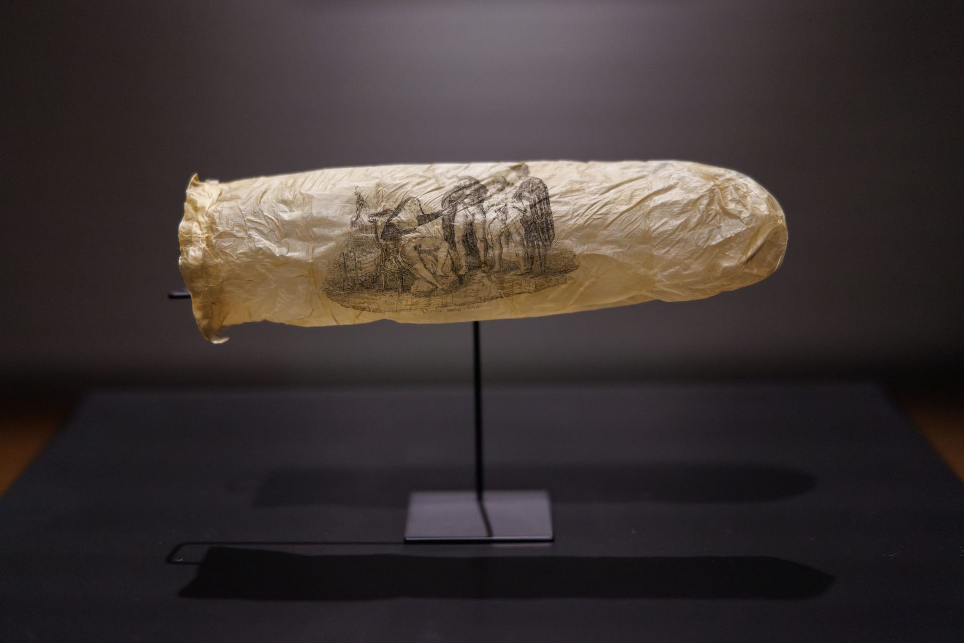 Fast 200 Jahre alt: Dieses Kondom kann demnächst in einem Museum in Amsterdam bewundert werden.