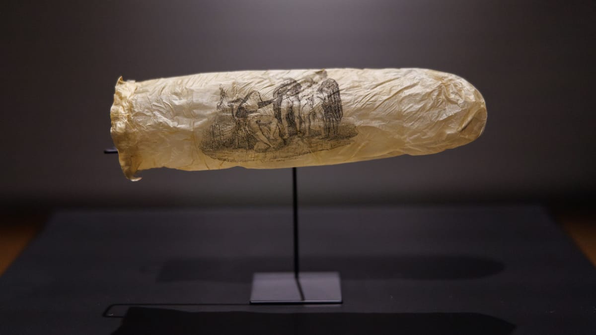 Amsterdam: Rijksmuseum stellt 200 Jahre altes Kondom aus