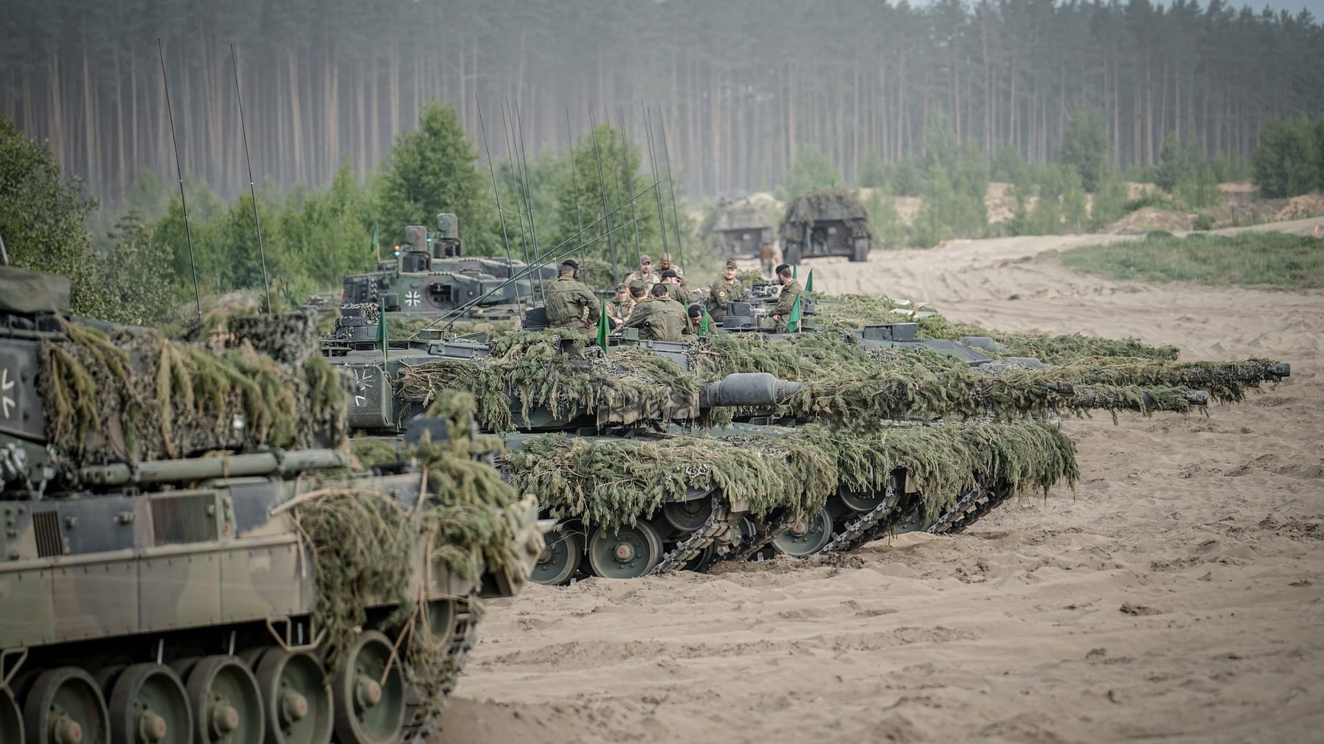 Panzer bei Nato-Übung Quadriga 2024 Panzer bei Nato-Übung Quadriga 2024