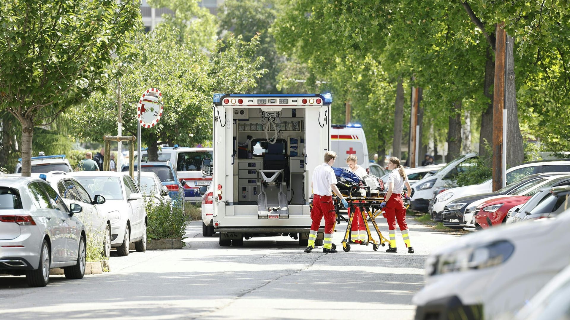 Großeinsatz an Schule in Graz