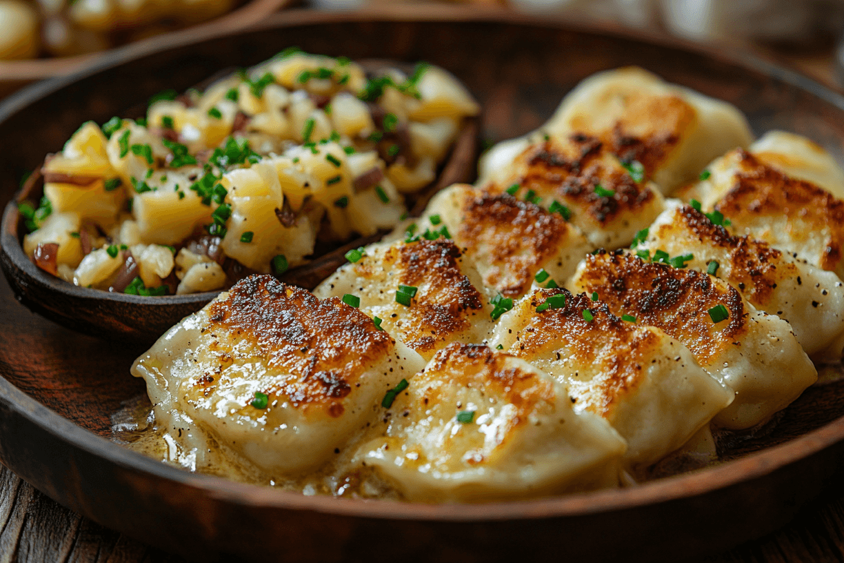 Selbstgemachte Maultaschen (KI-Symbolbild): Dazu passt Kartoffelsalat.