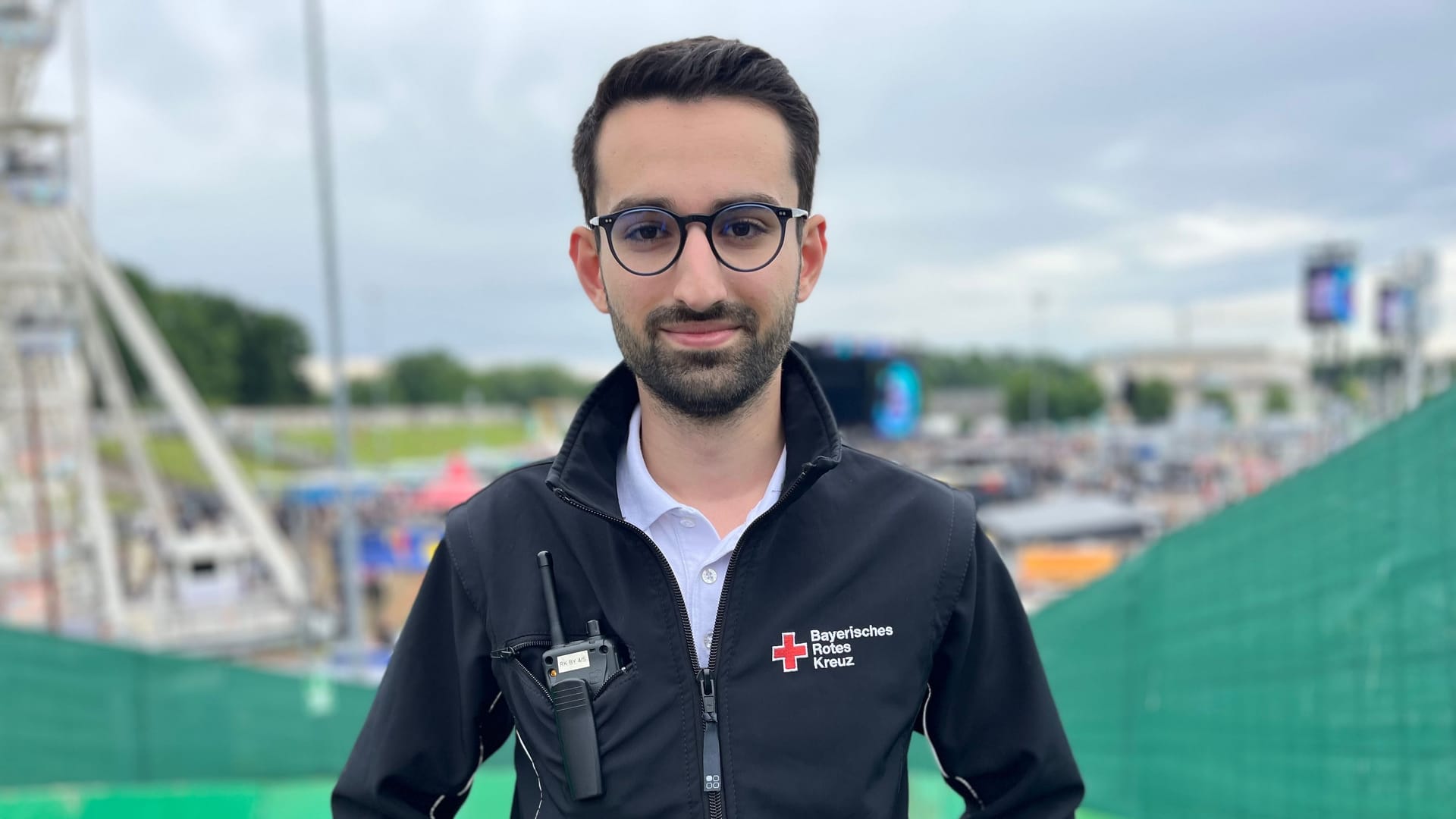 Sohrab Taheri-Sohi vom Bayerischen Roten Kreuz: Insgesamt sind 1.700 Kräfte bei Rock im Park im Einsatz.
