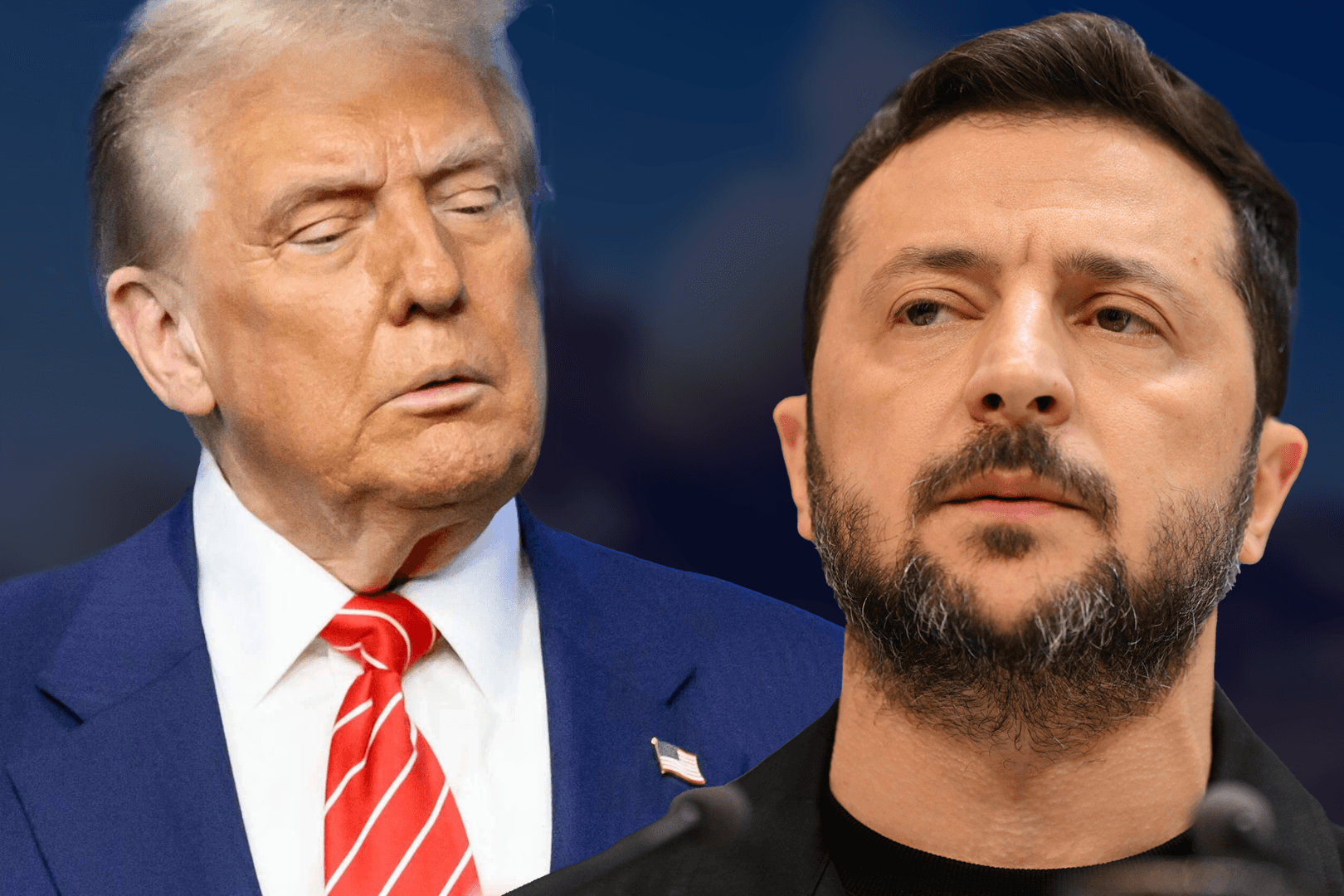 US-Präsident Donald Trump und sein ukrainischer Amtskollege Wolodymyr Selenskyj: Die Ukraine ist auch weiterhin im Krieg gegen Russland auf die Unterstützung der USA angewiesen.