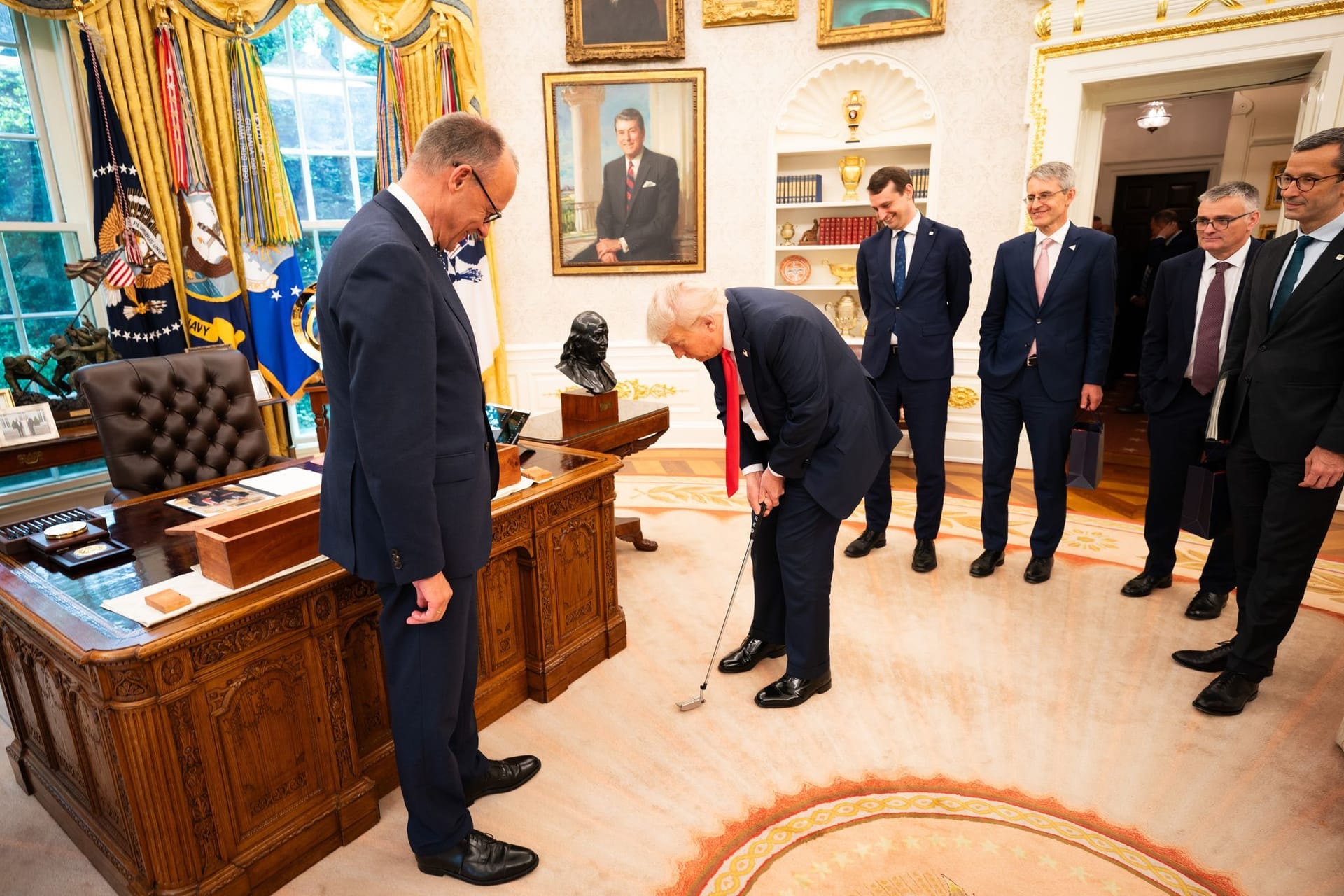 US-Präsident Trump empfängt Bundeskanzler Merz US-Präsident Trump empfängt Bundeskanzler Merz