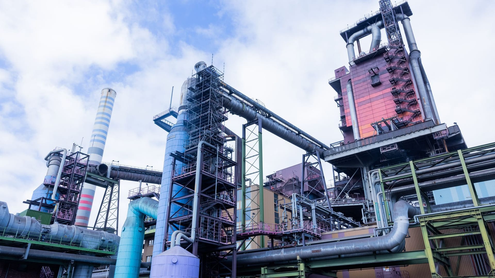 Thyssenkrupp-Hochofen 8 in Duisburg Thyssenkrupp-Hochofen 8 in Duisburg