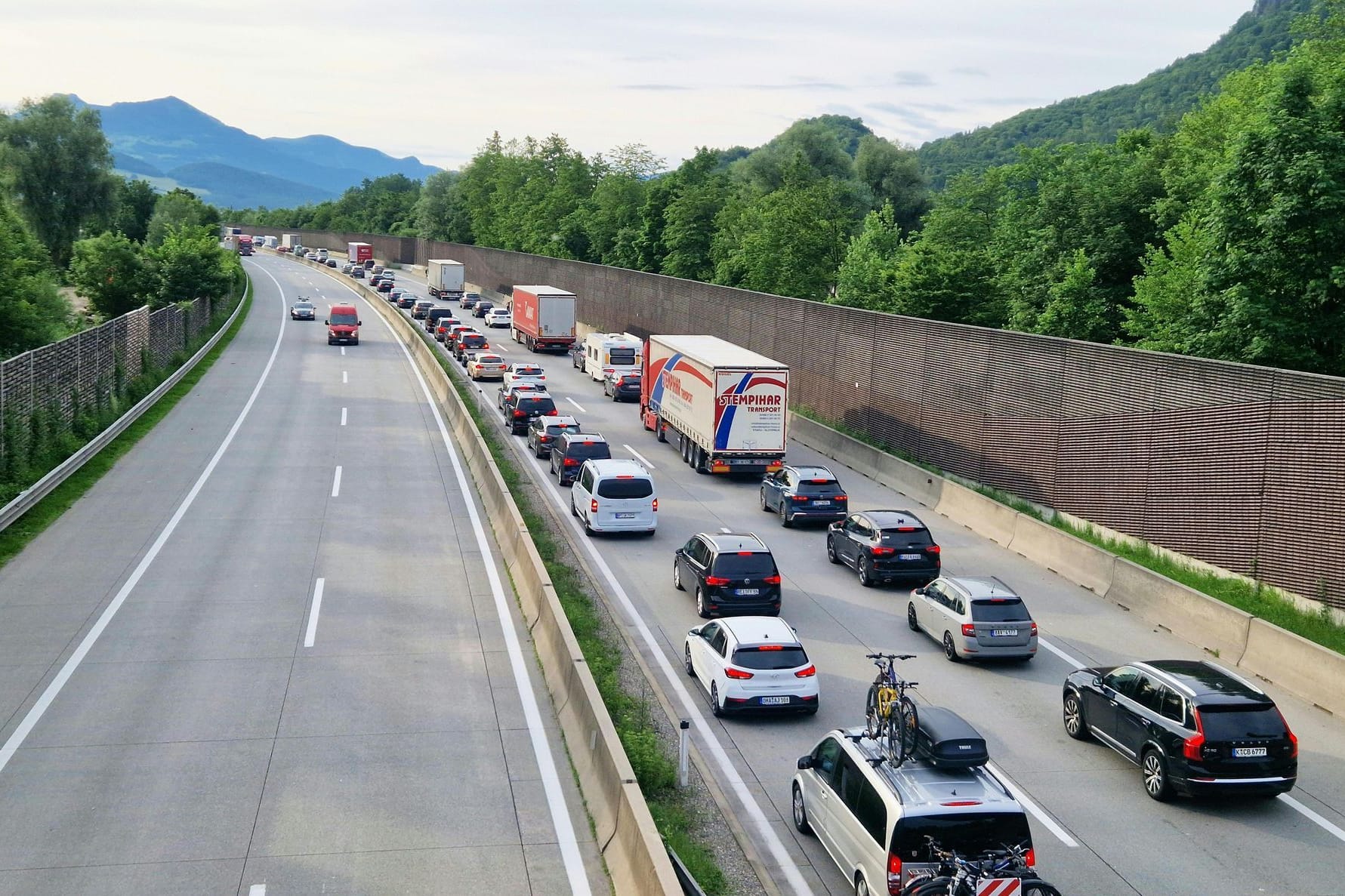 Pfingstreiseverkehr in Österreich