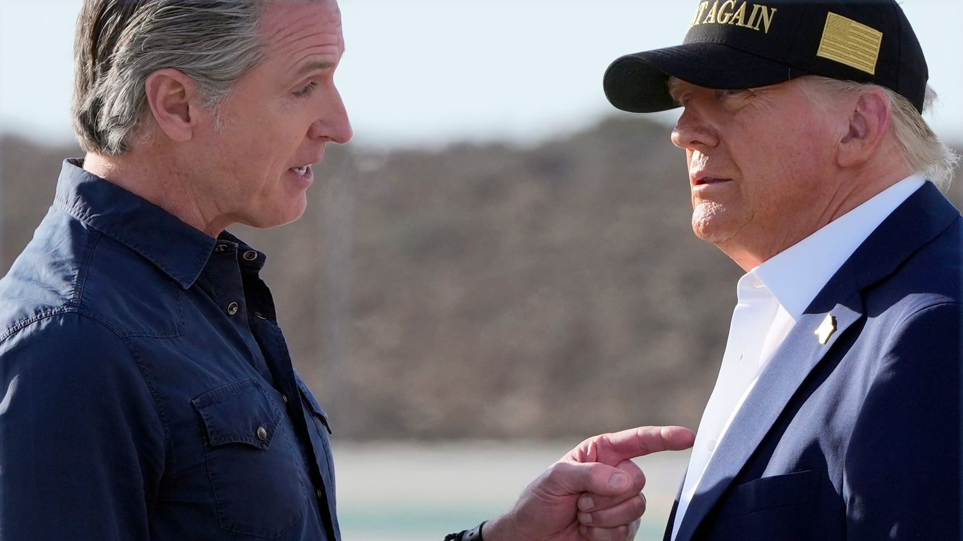 Trump in Kalifornien
