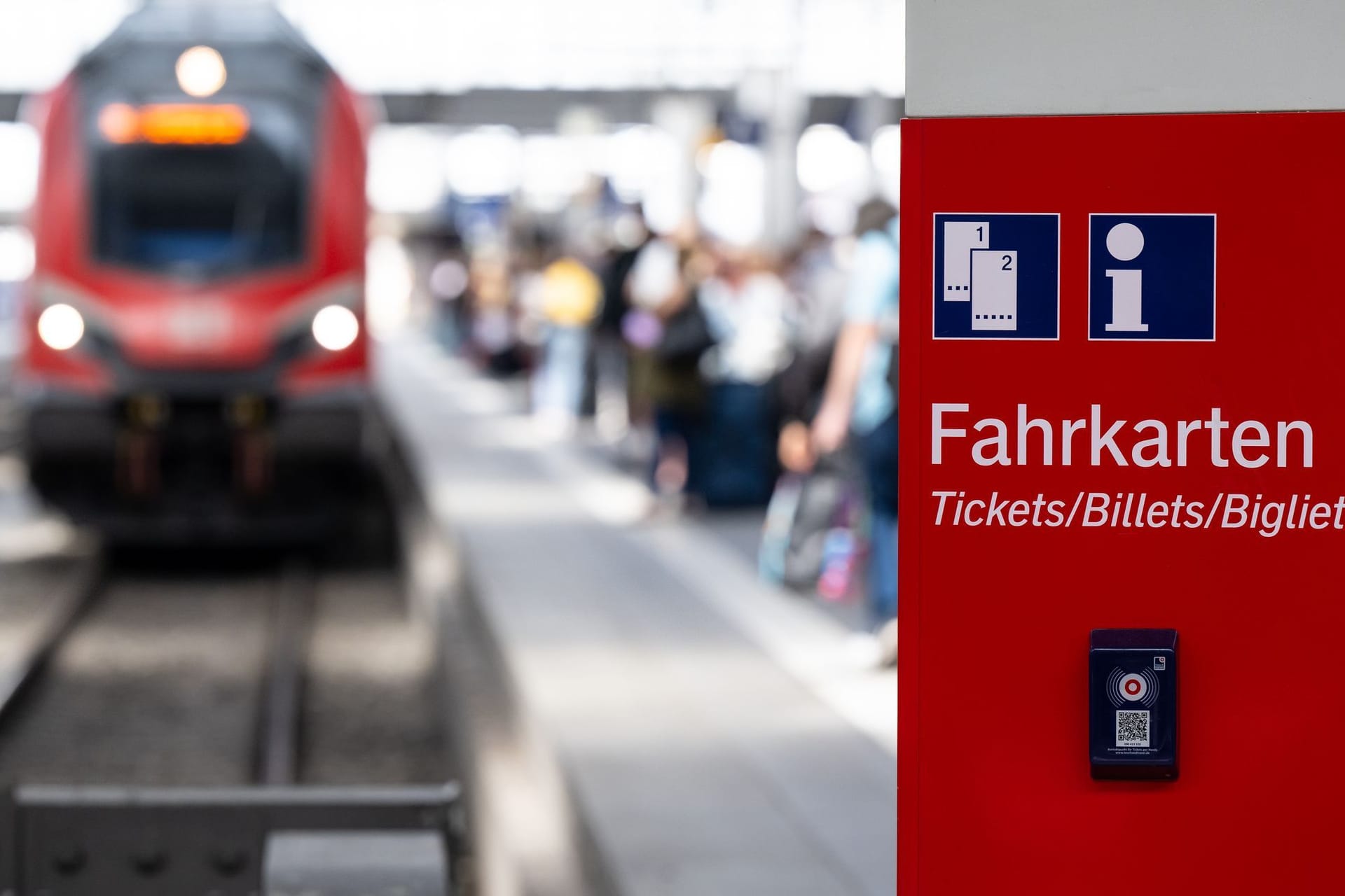 Regionalzug am Münchner Hauptbahnhof