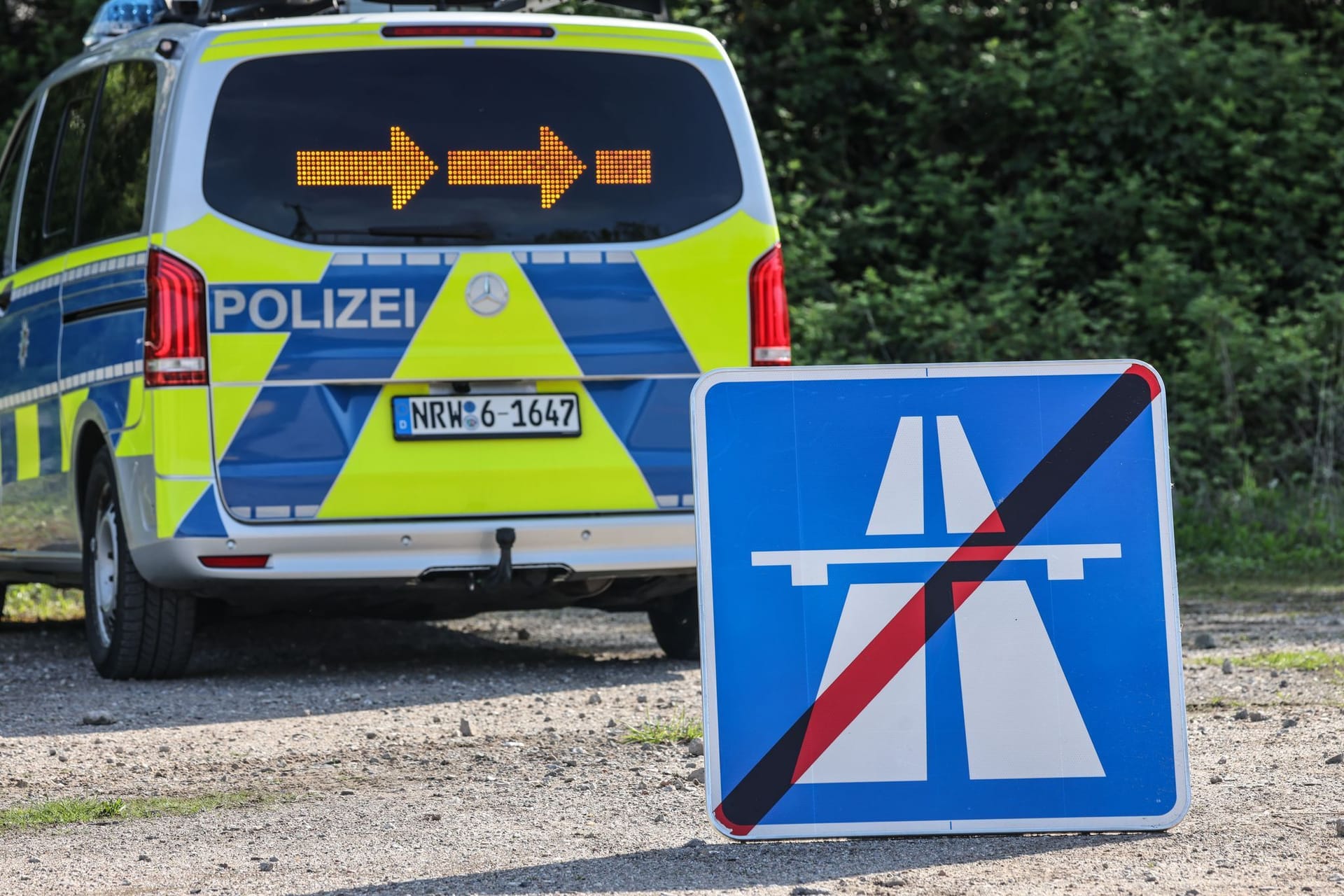 Autobahnsperrung