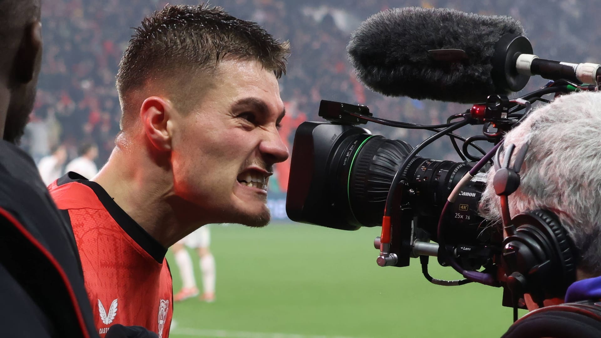 In welche Kamera wird Patrik Schick in Zukunft bei einem Pokaltor jubeln können?
