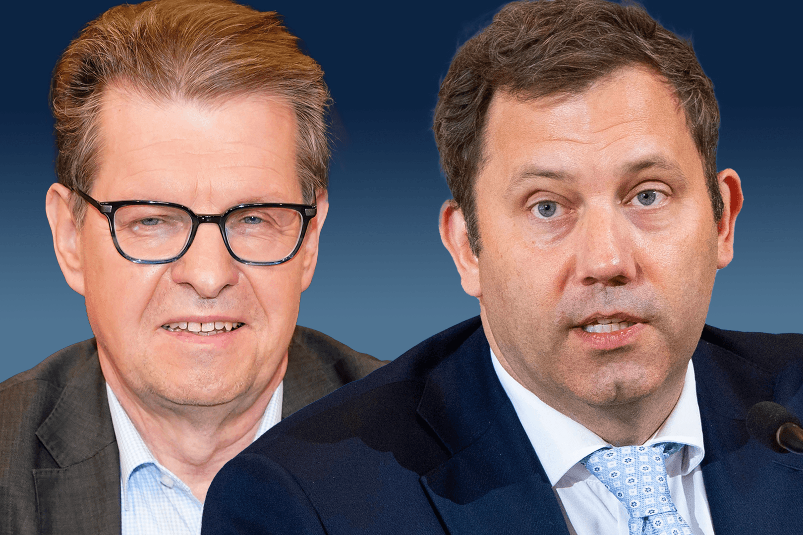 Und im Rücken Ralf Stegner: SPD-Chef Lars Klingbeil ist unter Druck.